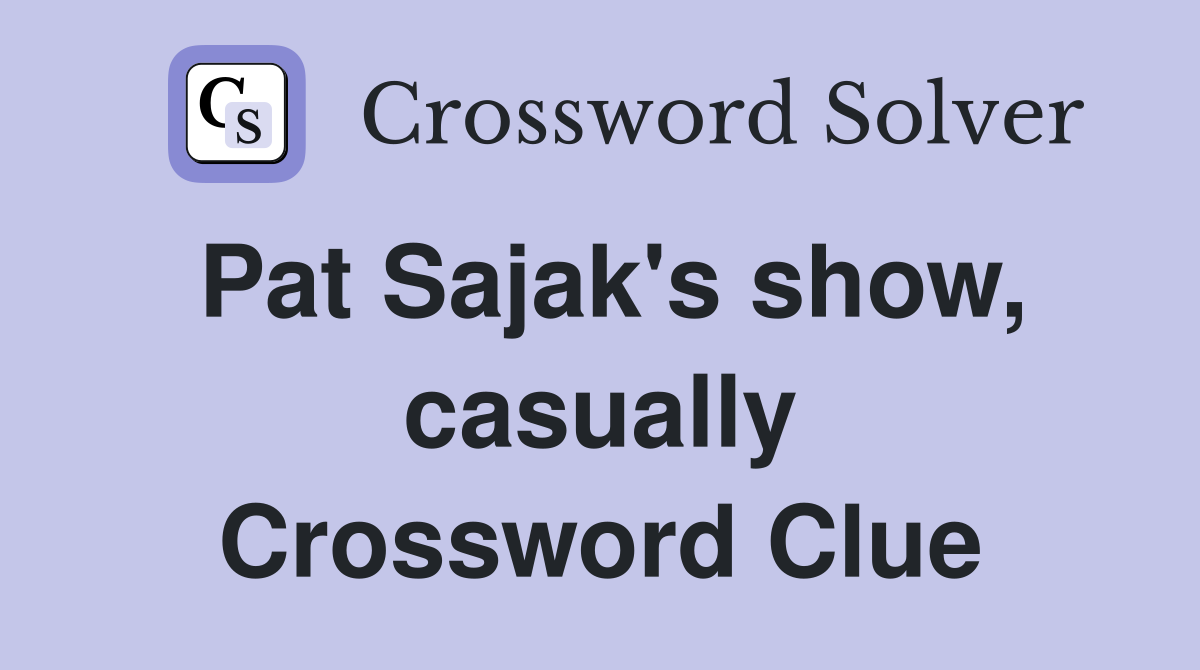 Ending at casually crossword clue